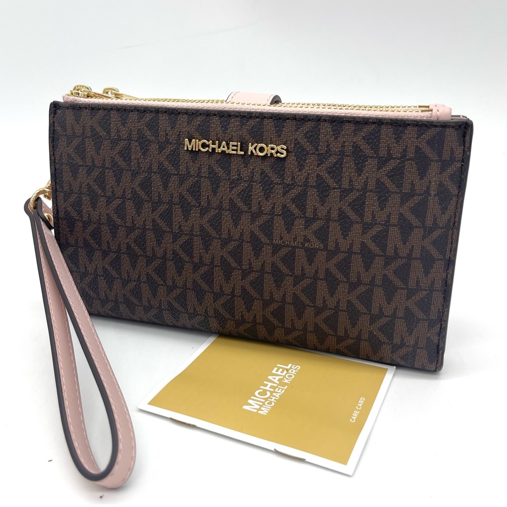 Michael Kors Large Double Zip Wallet Wristlet - Picture 2 of 6